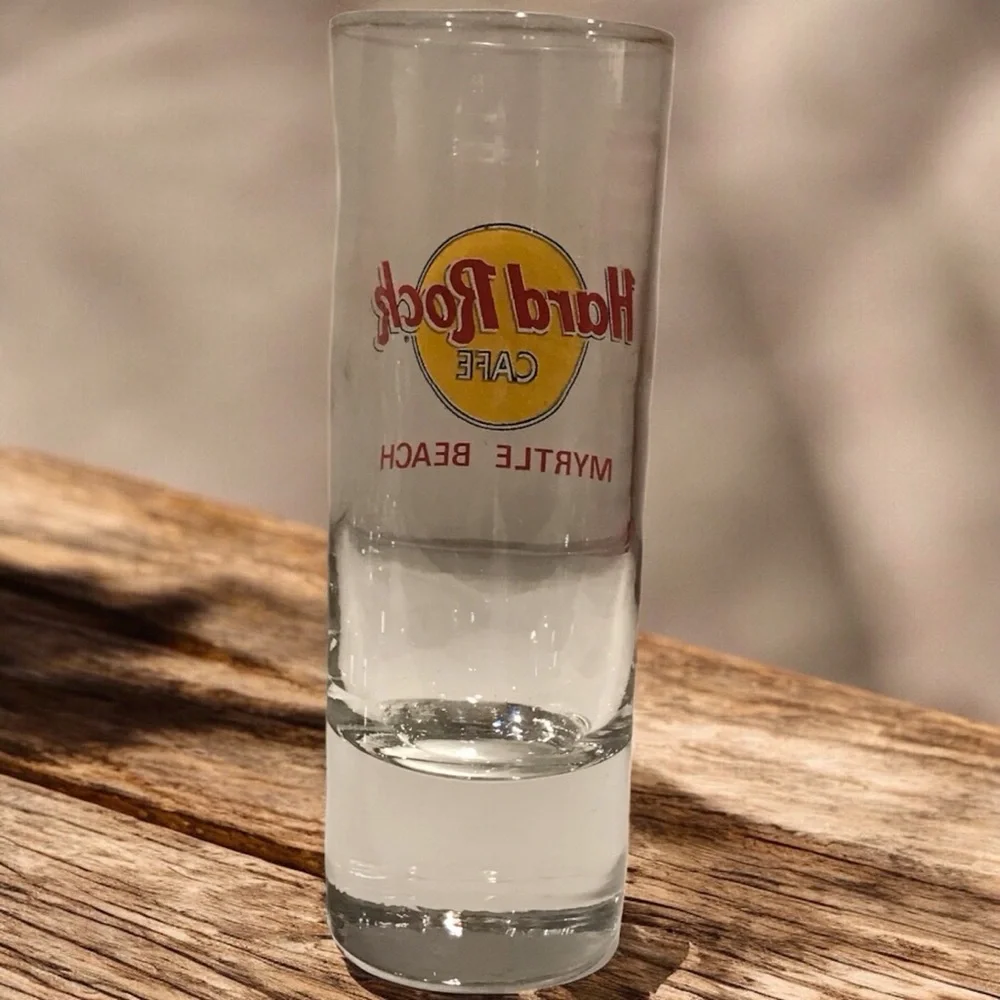 Hard Rock Cafe Shot‎ Glass Myrtle Beach 4” tall